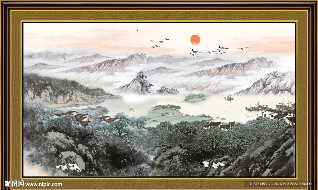 水墨江山