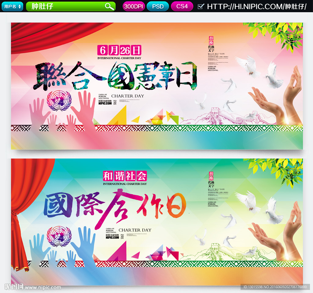 联合国宪章日 国际合作节