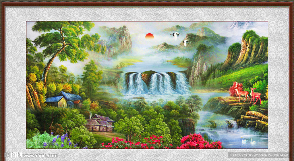 油画风景