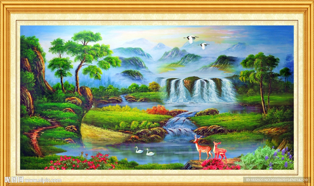油画风景如画