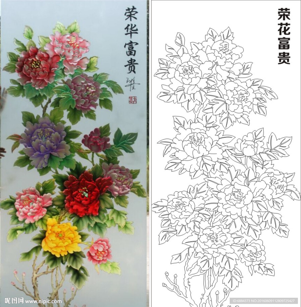 荣华富贵 牡丹花