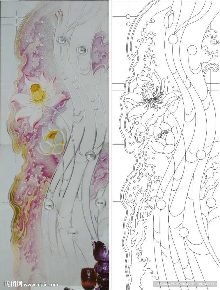 莲花 荷花 欧式花