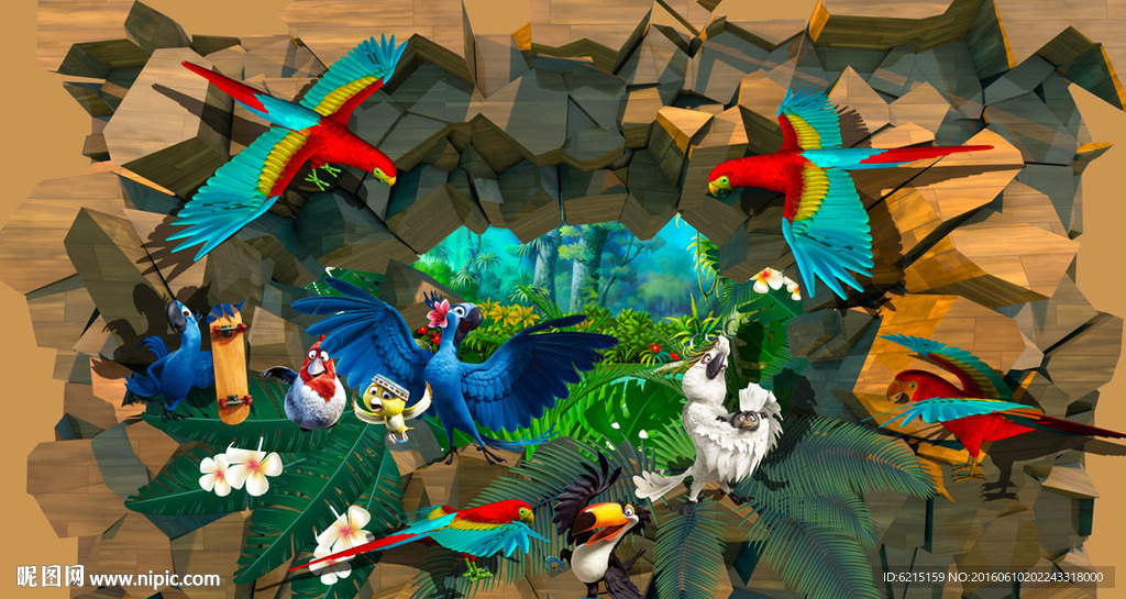 3d立体装饰画图片