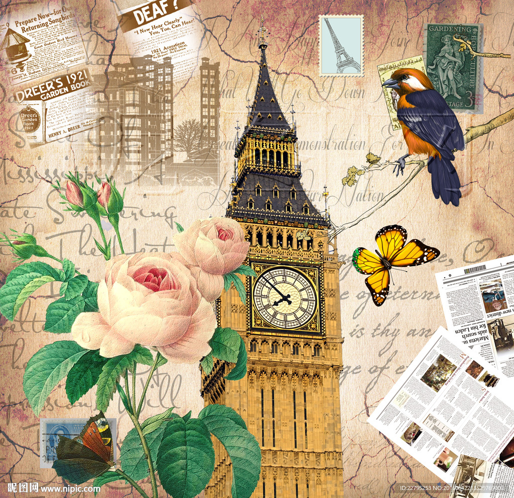 欧美复古塔图片