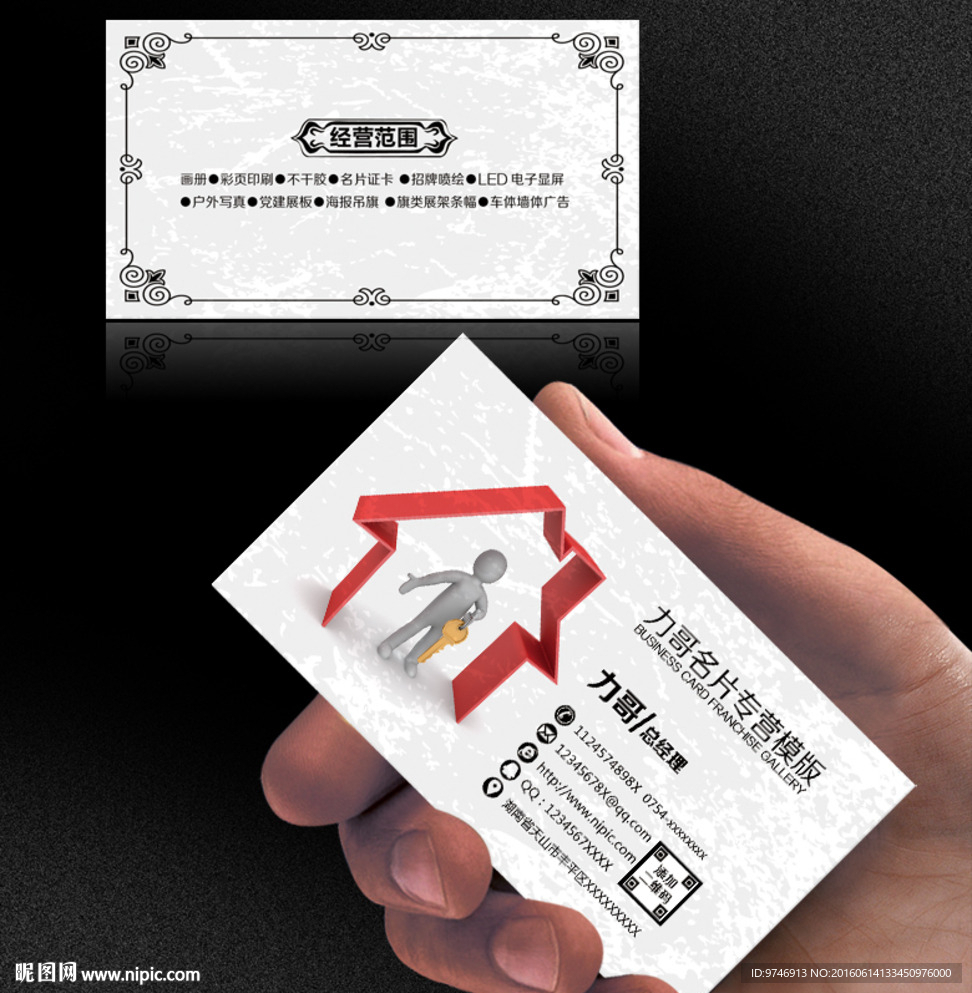 门锁名片