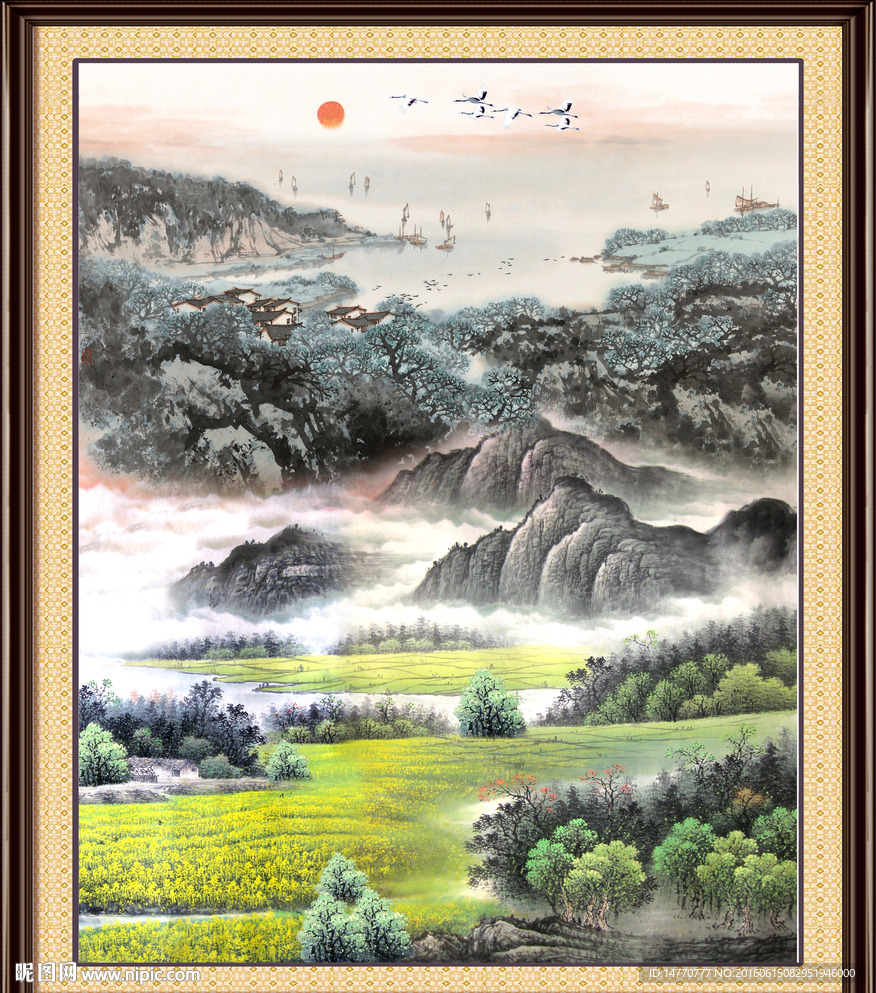 国画山水