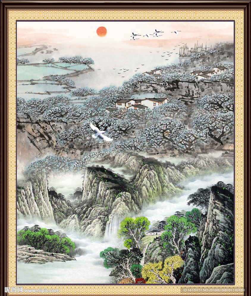 巨幅山水