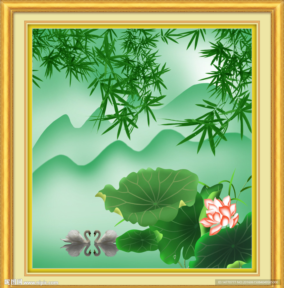 荷花图