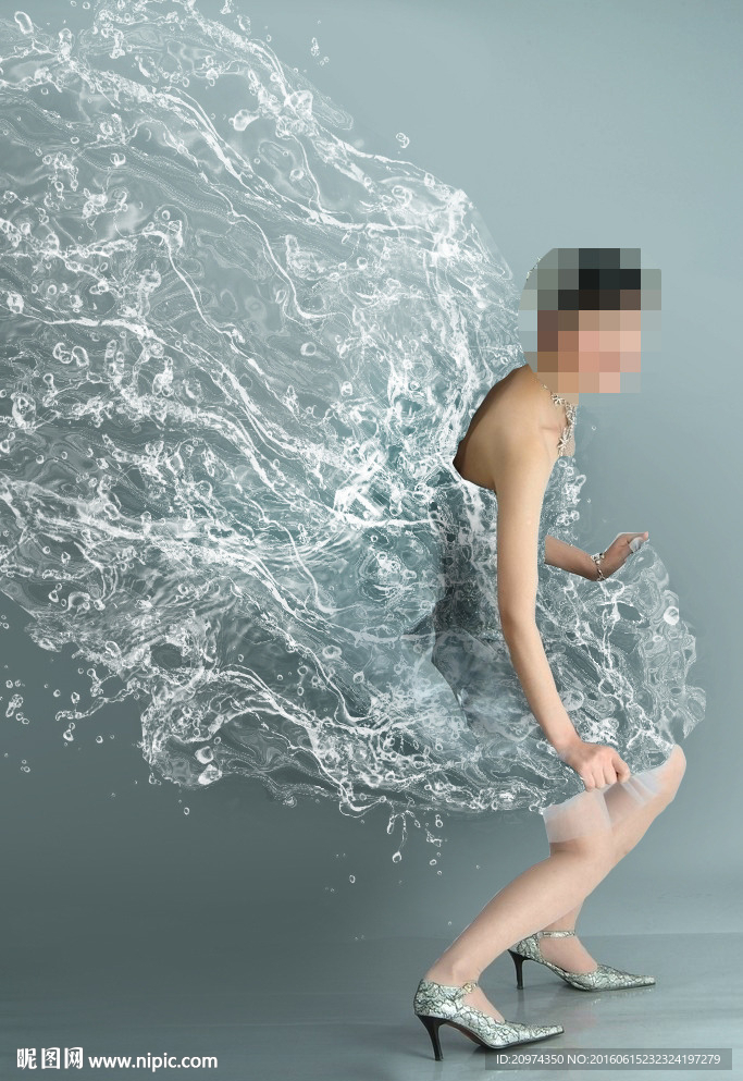 超酷的动感水裙