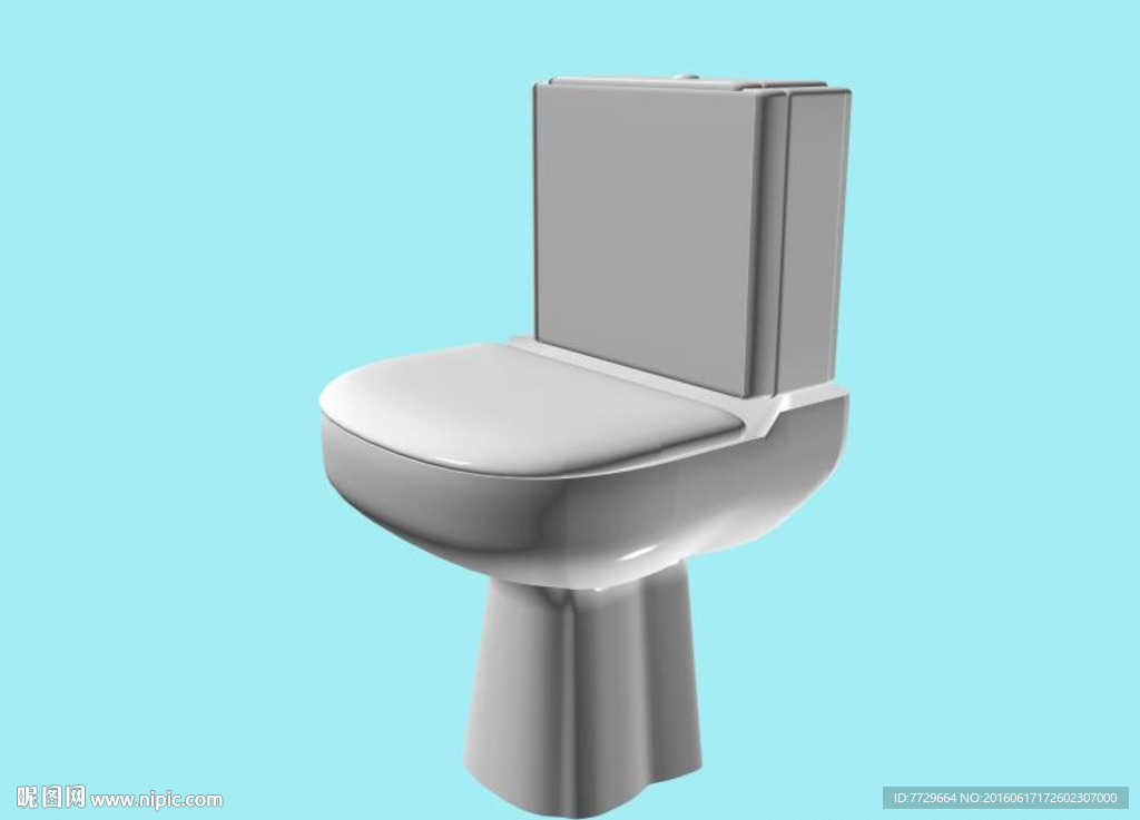 坐便器模型
