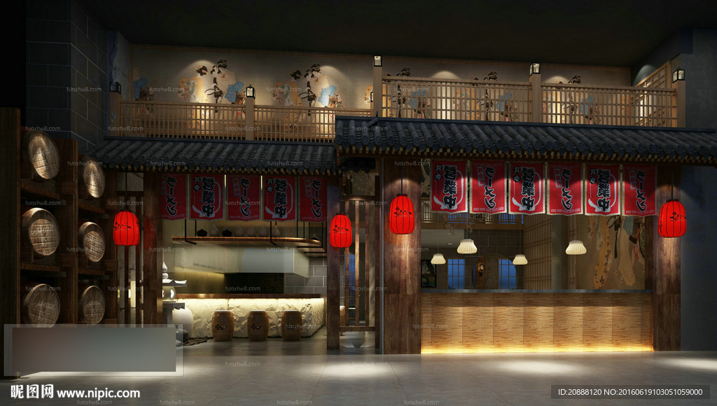 日式茶馆  饭店