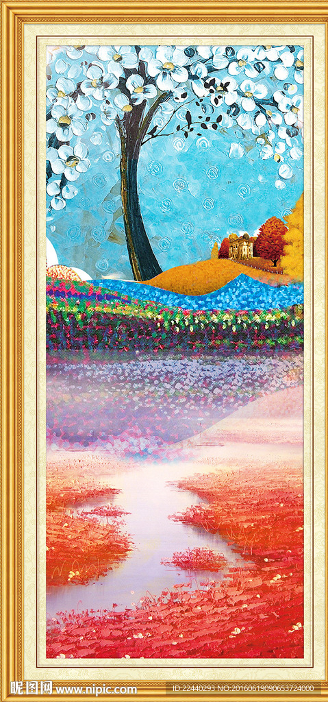抽象油画