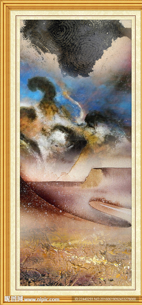 抽象油画