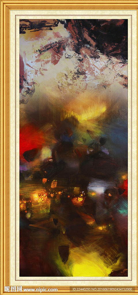 抽象油画