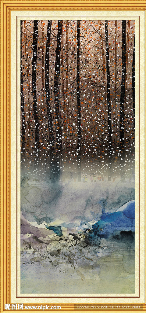 抽象油画