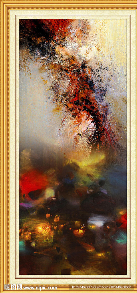 抽象油画