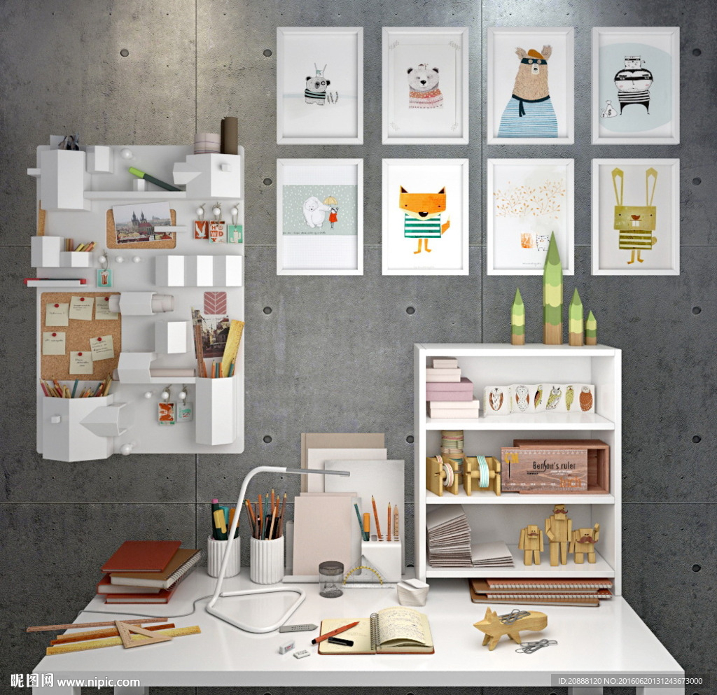 儿童房小品 儿童玩具动画