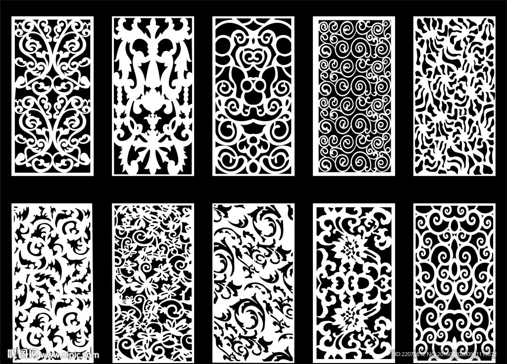 镂空雕花