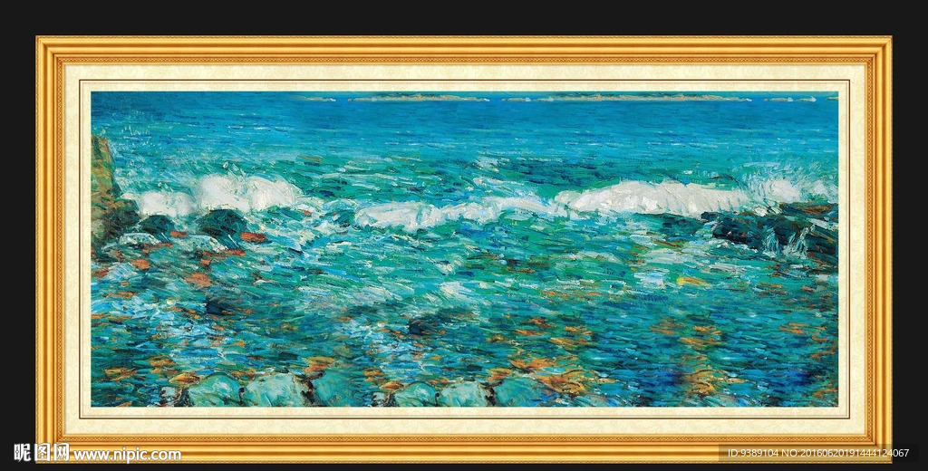 抽象油画