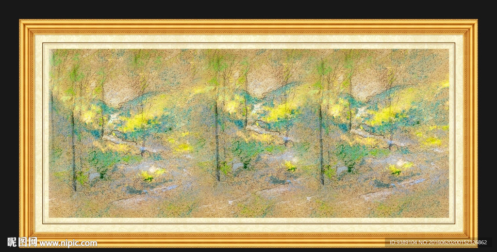抽象油画