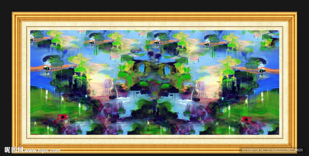 抽象油画