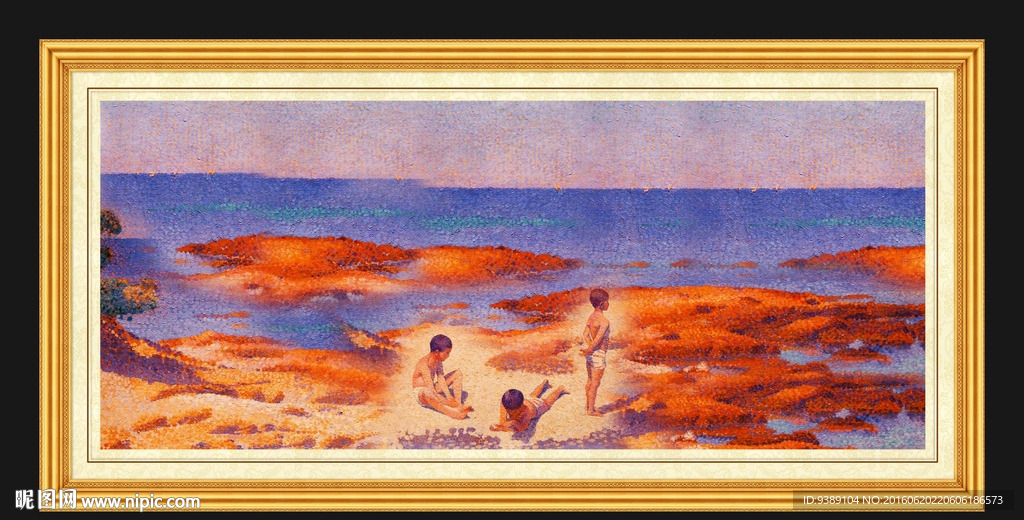 抽象油画