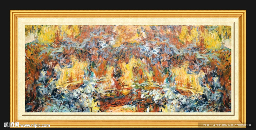 抽象油画