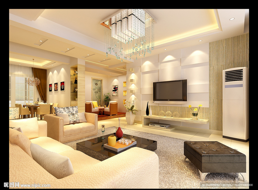 客厅背景墙效果图