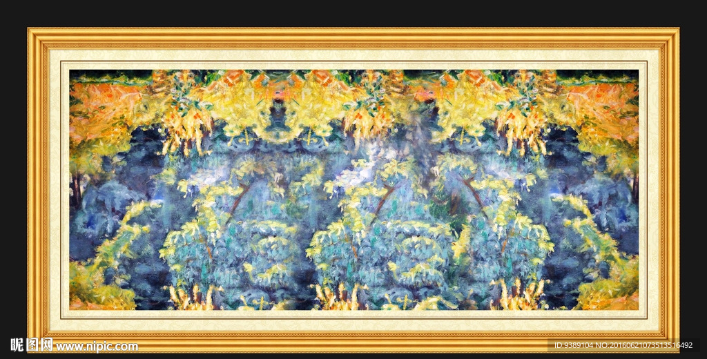 抽象油画