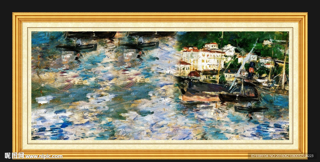 抽象油画
