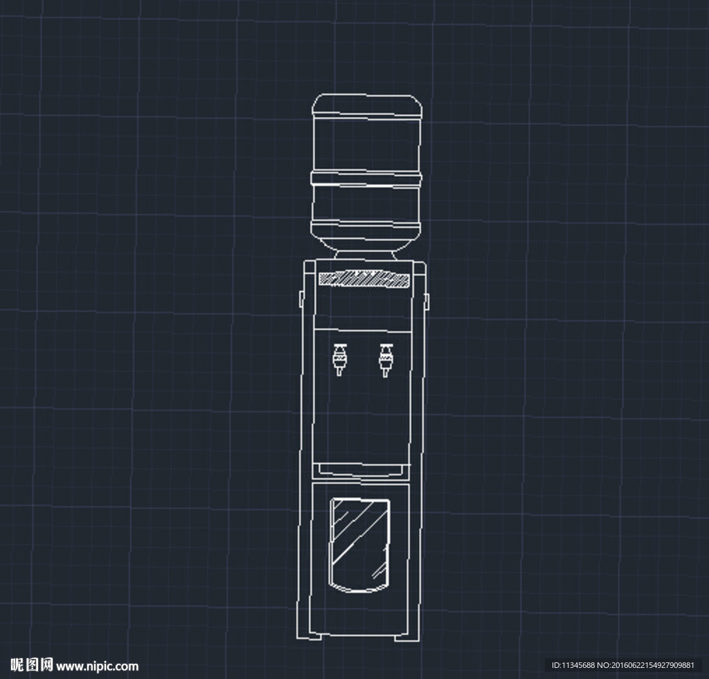 饮水机 CAD