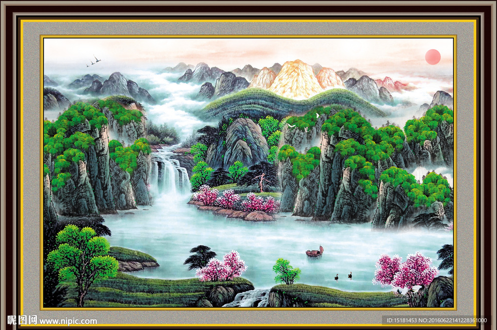 国画山水