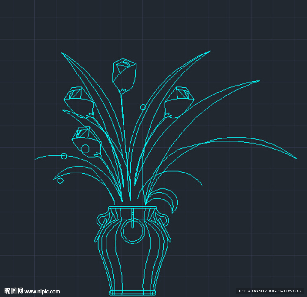 花瓶CAD