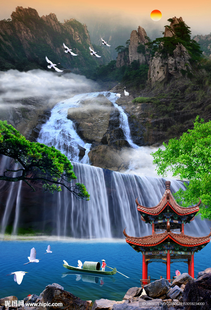 山水画