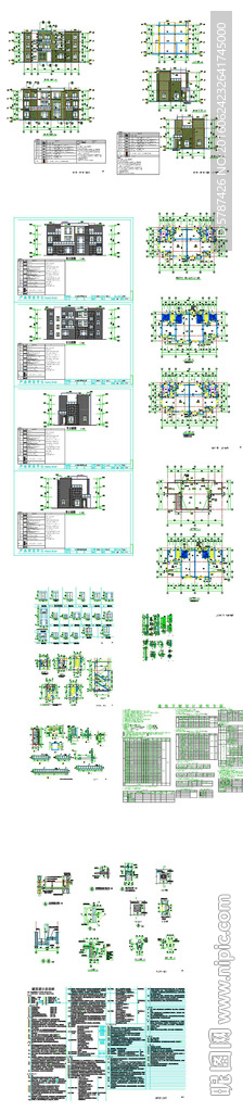 建筑住宅CAD图纸
