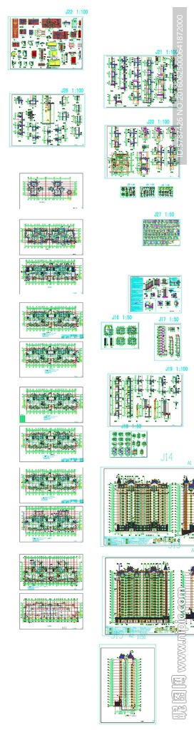 CAD楼盘建筑图纸