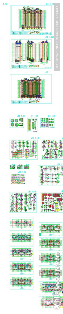 高层地产CAD图纸