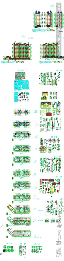 地产楼盘建筑CAD图纸