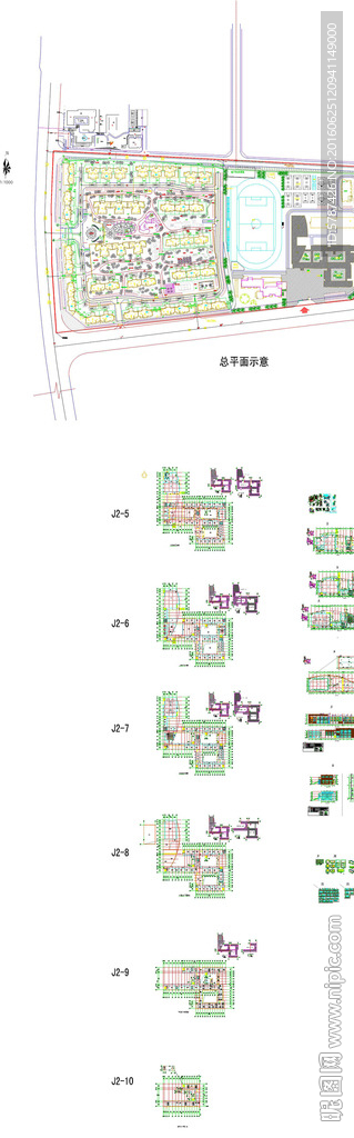 商业建筑综合楼CAD图纸