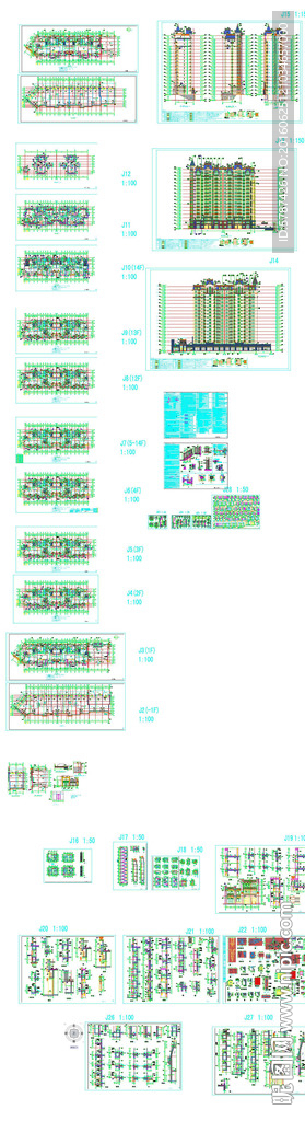 多层建筑CAD施工图