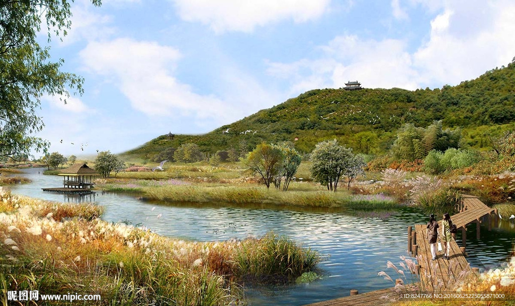 室外公园项目景观效果图