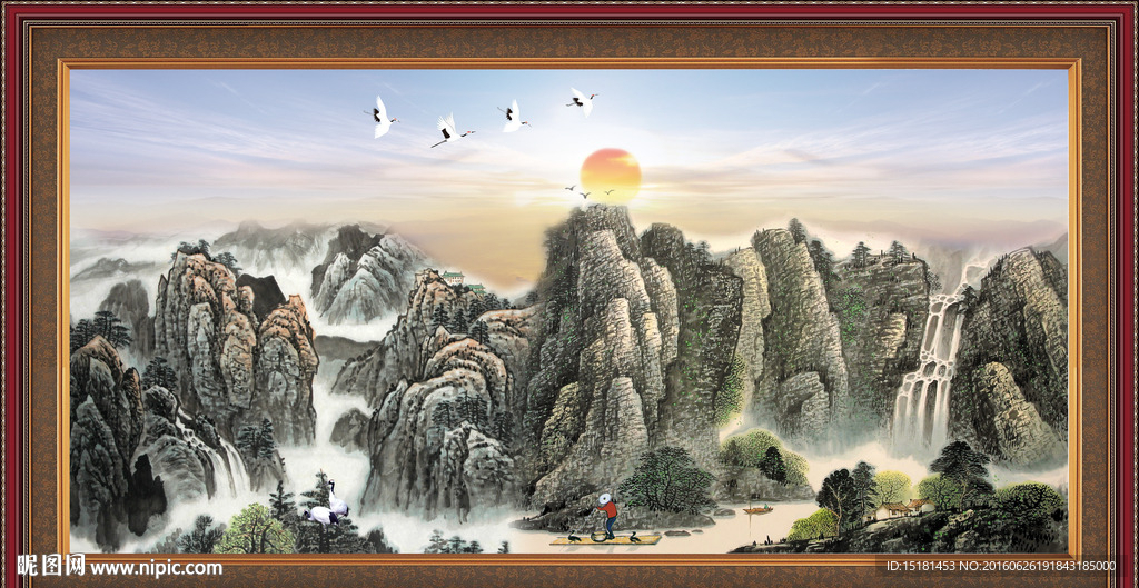 国画山水