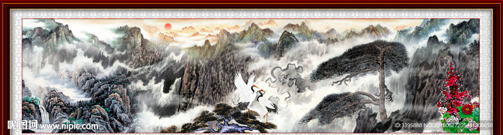 江山如画 迎客松