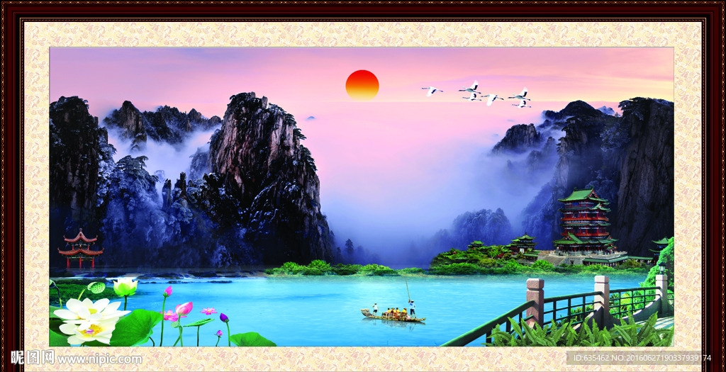 山水风景画