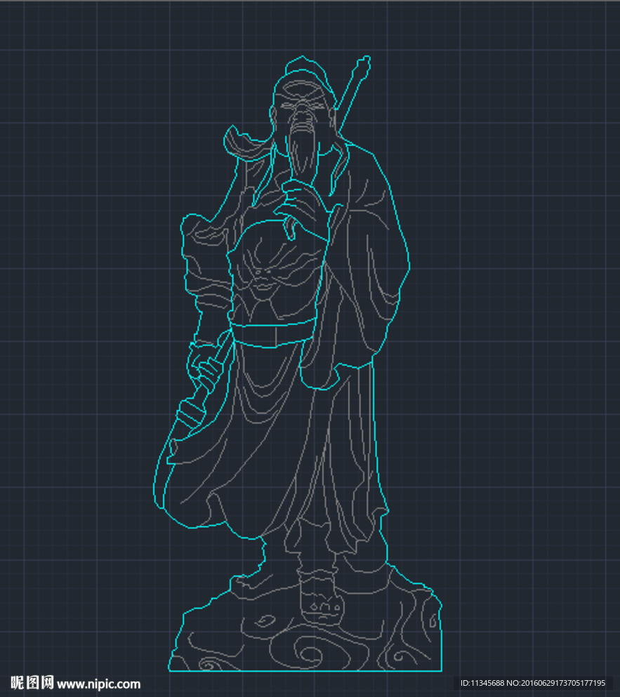 关公 cad
