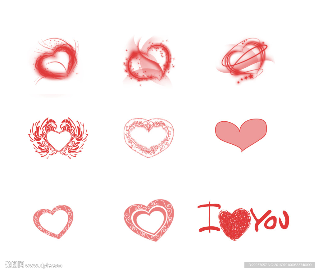 爱心love元素