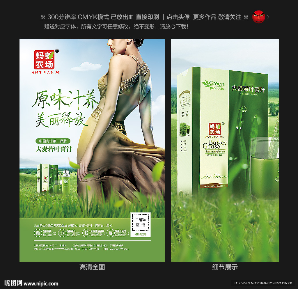 蚂蚁农场宣传单页