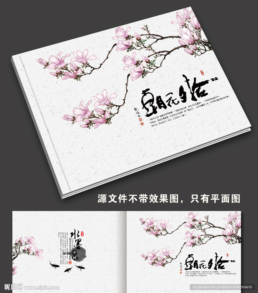 玉兰花画册封面