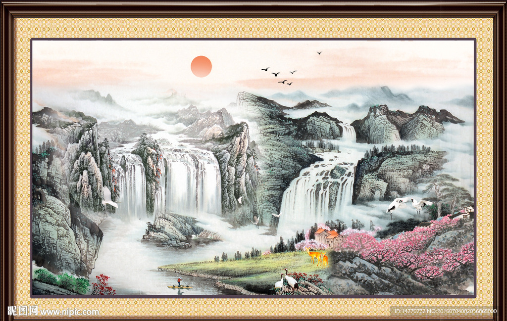 山水国画