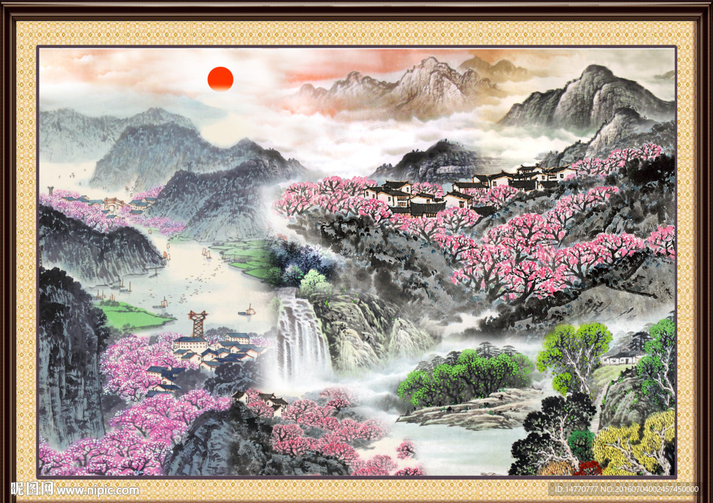 山水国画